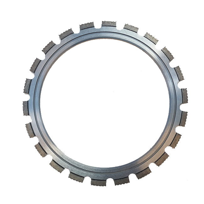 laser welded ring saw blade for reinforc